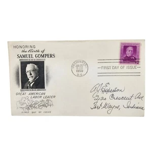 Erstausgabe 1950 Great American Labor Leader Samuel Gompers Briefmarke - Bild 1 von 4