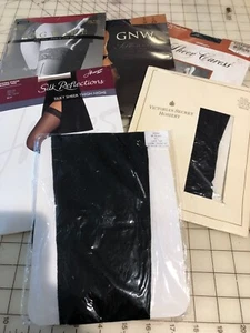 Lot of 6 New Thigh Highs Fredericks Hanes Victoria Secret Others Med LG XLG #2 - Picture 1 of 7