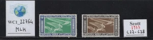WC1_22764.ITALIAN AFRICAN COL:TRIPOLITANIA.1933 BALBO Air. Sc.C27-C28. MLH - Bild 1 von 1