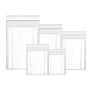 Small Bag 500PCS Small Plastic Bags Resealable Poly Bags 6.3mil Clear Poly Ba... - Picture 1 of 6