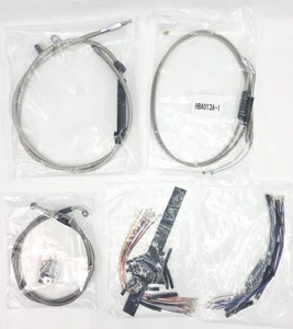 ’07-’11 Wide Glide Street Bob Clutch Brake Cable for Dyna no ABS w/12” handlebar - Picture 1 of 8