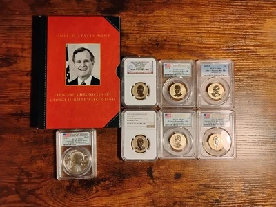 Chronicles Rev PR、杜鲁门、布什、肯尼迪、艾森豪威尔、里根、LBJ PR69 完整  — 第 1/4 张图片