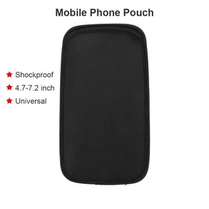 Sleeve Case Neoprene Bag Mobile Phone Bag Soft Cover Mobile Phone Pouch - Picture 1 of 19