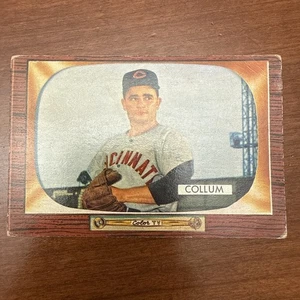 1955 BOWMAN #189 JACK COLLUM CINCINNATI REDS VG - Picture 1 of 2