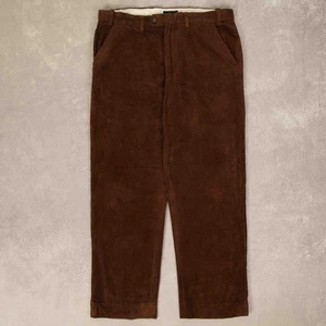 Vintage Jumbo Cord Trousers W32 L28 Men's Brown Corduroy - Picture 1 of 8