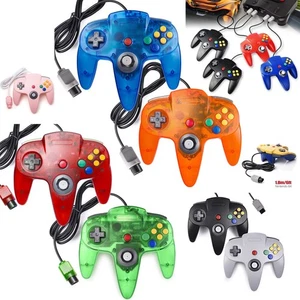 Wired N64 Controllers with Upgraded Joystick for for N64 Video Game System - Picture 1 of 54