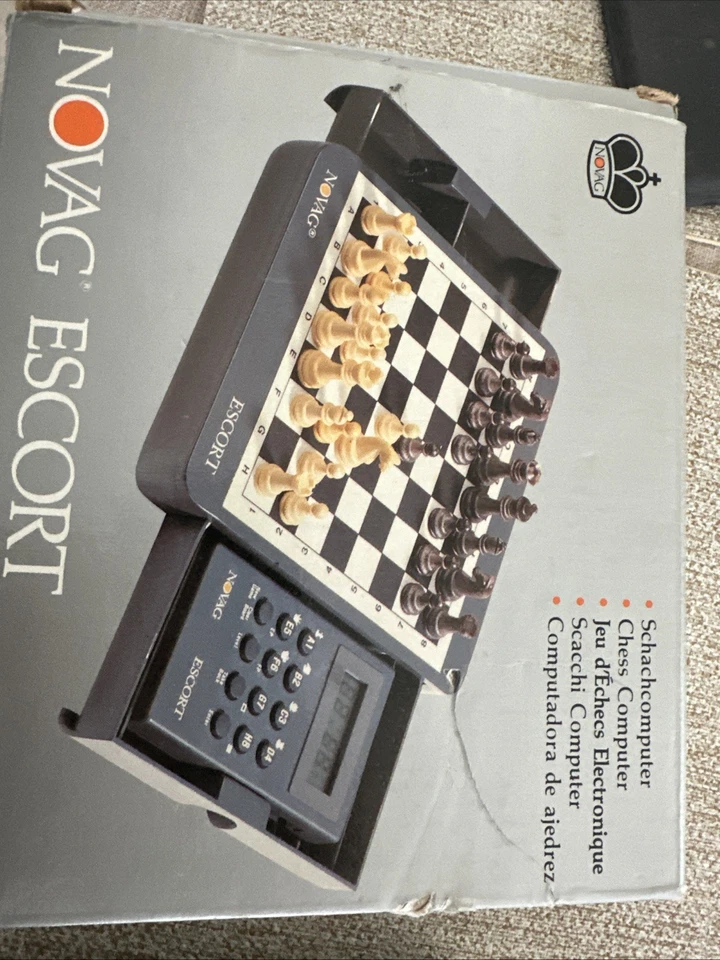 Novag Escort Chess Computer Vintage - Image 1 of 4