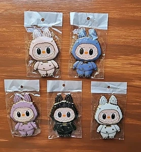 Coque téléphone poupée Labubu support 360 miroir rotatif BLEU - Photo 1 sur 11