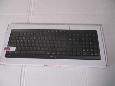 CHERRY Stream Keyboard schwarz USB englisches QWERTY Tastatur JK-8500GB-2- - Bild 1 von 3