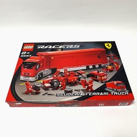 LEGO Racers Scuderia Ferrari Truck 8654 In 2005 New Retired Sealed Inner Bags