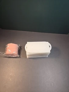 30 Stück Acryl Hochzeit Tischkarten mit zufälligen Farbbändern, leere Namensschilder... - Bild 1 von 6