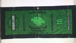 Harley Davidson Bar/Golftuch Jesse Liddell Memorial Tournament 35 x 15" - Bild 1 von 9