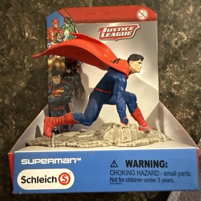 FIGURA DE ACCIÓN SCHLEICH SUPERMAN ARRODILLADA NUEVA 2015 Foto 1 de 3