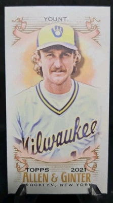 2021 Topps Allen & Ginter's Mini A&G Back SP Robin Yount #22 HOF - Image 1 of 2
