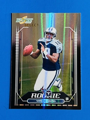 2006 Score Select Vince Young Titans Spectrum Rookie Parallel Card #340; #’d 4/6 - Image 1 of 2