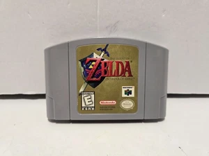 Legend of Zelda Ocarina of Time Nintendo 64 N64 (Battery Works) - Picture 1 of 3