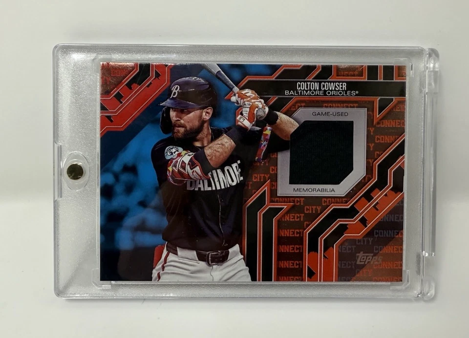 Colton Cowser /150 2025 Topps Series 1 - City Connect Swatch Collection - Image 1 of 4