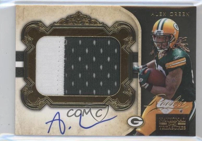 2011 Playoff National Treasures /49 Alex Green #316 RPA Rookie Patch Auto RC - Image 1 of 2