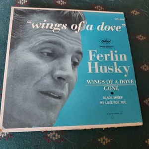 Ferlin Huskey Wings Of A Dove Ep 45 Rpm Vinyl 1961 Free Ship U.s. - Picture 1 of 3