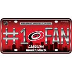 carolina hurricans nhl ice hockey team logo #1 fan metal license plate usa made