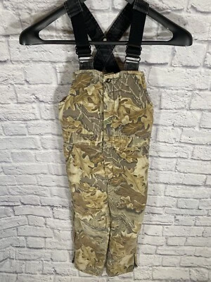 Walls Youth Insulated Camo Bib Hunting Overalls Sz 14 Reg Real tree Advantage - Image 1 of 3