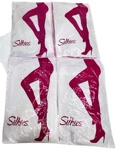 Set of 4 Silkies Ultra Total Leg Control Medium Nude Natural 38-42 Haut - Picture 1 of 6