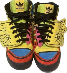 Adidas Jeremy Scott Wings Rainbow Collaboration Size US 9.5 Sneakers Mint #3 - Picture 1 of 4