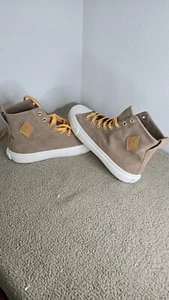NEW PF Flyers Men 6 Women 7.5 All American Hi Tan Suede High Top Shoes S9 - Picture 1 of 13