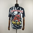 Vintage 90S Iron Maiden 1992 T Shirt Size Large 100% Cotton Rare Made In Peru