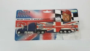 1/87 MICHAEL SCHUMACHER COLLEZIONE F1 BRITANNIA GP FERRARI AUTO FURGONE - Foto 1 di 1