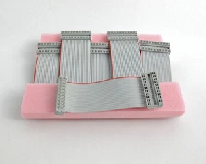 (150+) 3M 2" IDC Connector Flat Cable Ribbon Assemblies 2-Row Contacts 20 POS - Picture 1 of 2