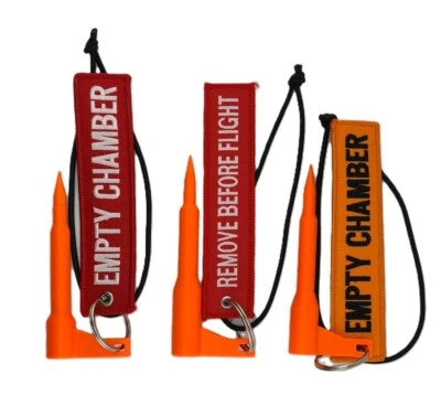 Empty Pistol Rifle Chamber Flag Safety Flag Range Flag Homemade - Image 1 of 4