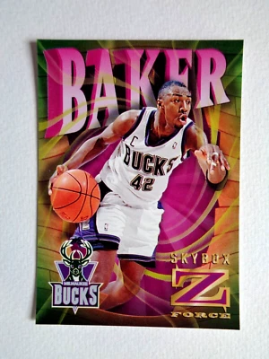 1996-97 SKYBOX Z-FORCE *Z-CLING* PARALLEL #50 VIN BAKER MILWAUKEE BUCKS - Image 1 of 2