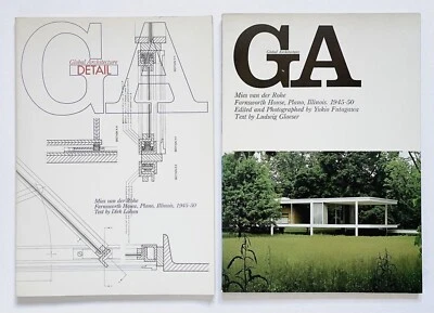 GA Global Architecture Mies GA27 Detail 1 A.D.A.EDITA Tokyo 2 Books Set - Image 1 of 4