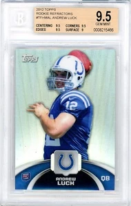 2012 Topps Refractors #TFHM-AL Andrew Luck RC BGS 9.5 Colts - Picture 1 of 2