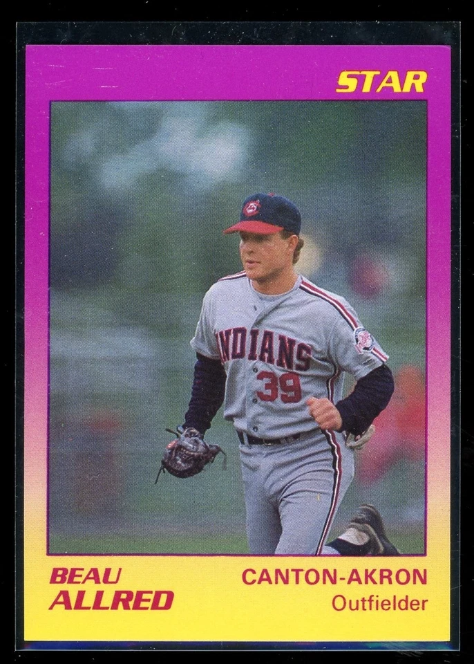 1989 Star Canton-Akron Indians BEAU ALLRED RC INDIANS LAMAR UNIVERSITY - Image 1 of 1