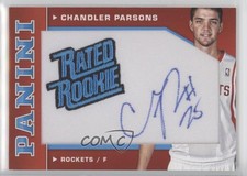 2012-13 Panini Rated Rookie Signatures /50 Chandler Parsons #73 Rookie Auto RC