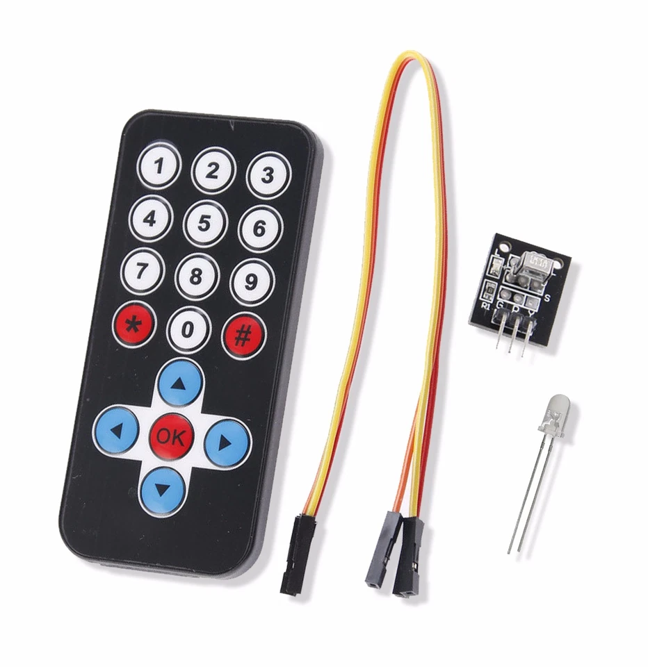 Control remoto IR infrarrojo inalámbrico para kits de módulos Arduino - 10 piezas/lote nuevo Foto 1 de 1
