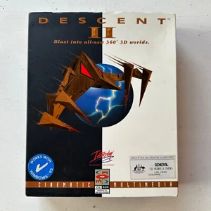 Descent II PC CD-ROM Windows 95 Interplay Big Box - Picture 1 of 13