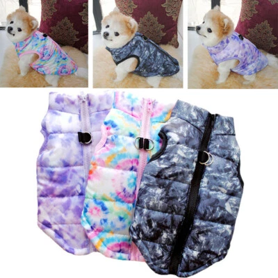 Pet Dog Vest Jacket Warm Waterproof Clothes Winter Padded Coat Small/Larg ‡ - Image 1 of 4