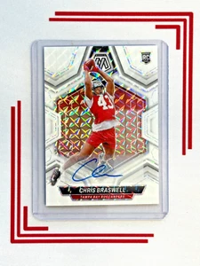 2024 Panini Mosaic #354 CHRIS BRASWELL Blanco Prizm AUTO Rookie Rc Buccaneers - Imagen 1 de 2