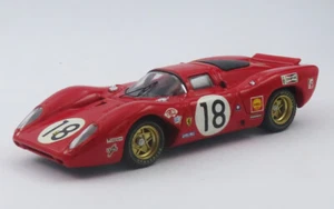 FERRARI 312 P COUPE' 24h. Le Mans 1969 Pedro Rodriguez 1/43 9143/2 BEST MODEL - Foto 1 di 2