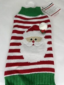 WAG N' BONE Red-Green Knit CHRISTMAS SWEATER Puppy/Dog  - Picture 1 of 5