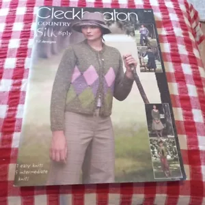 π Patons 949 womens Country Silk 8 Ply Knitting 12 patterns Size S to XL jumper - Picture 1 of 16