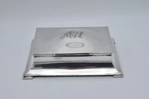 Antique Large Sterling Silver Jewellery Casket Box 1920 - Picture 1 of 7