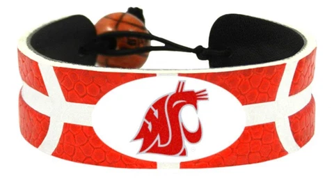 Washington State Cougars Color Basketball Bracelet [NEW] Jewelry Wrist Necklace Cover