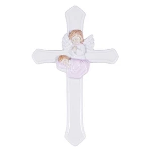 Roman Neu Baby 7,25" H Valencia Mädchen Wächterkreuz - Bild 1 von 3