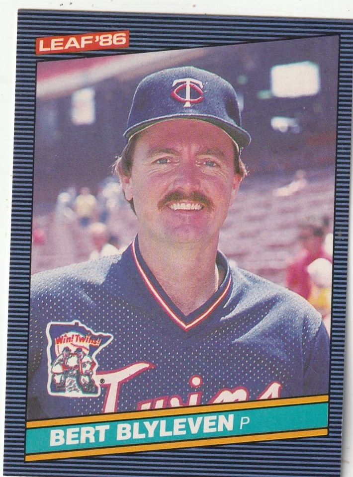 FREE SHIPPING-MINT-1986 Leaf Canadian Bert Blyleven #88 TWINS - Image 1 of 1