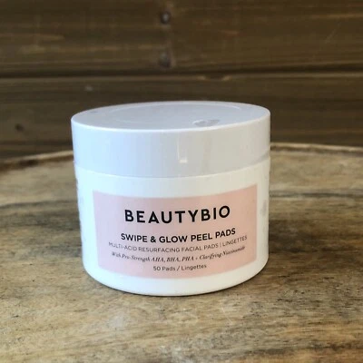 BeautyBio Swipe & Glow Exfoliating and Brightening Pads - New & Sealed - Image 1 of 4
