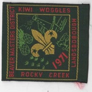 1971 Bibermeister Bezirk GRÜN Bdr. [INT417] - Bild 1 von 1